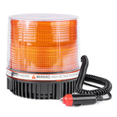 LED advarselslampe med orange blinklys og magnet