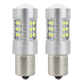 LED-pære 1156 BA15S P21W med 6000K hvidt lys