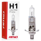 Klar H1-halogenpære 24 V 70 W
