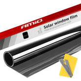 Sort solfilm på 75 x 300 cm med 30 procent lysgennemgang