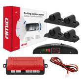 Parkeringssystem med LED-display og fire sorte TRUCK-sensorer