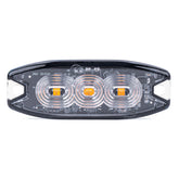 Slimt orange LED-advarselsblink til montering i grill