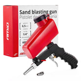Sandblæsepistol med øvre tank