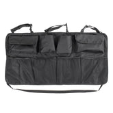 Bagagerumsorganizer med 8 lommer, 89 x 46 cm
