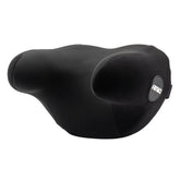 Sort nakkestøtte til bilsæde med memory foam