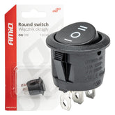 Oval ON-OFF-ON vippekontakt 6 A/230 V