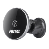 Magnetisk mobilholder med 15W Qi-oplader til ventilationsgitter