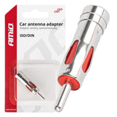 Bilantenneadapter fra ISO-stik til DIN-radio