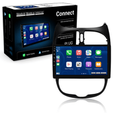 Peugeot 206 01-08 - 9" Radio m. Apple CarPlay og Android Auto