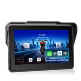 7” motorcykel skærm med CarPlay, Android Auto, AirPlay og TPMS