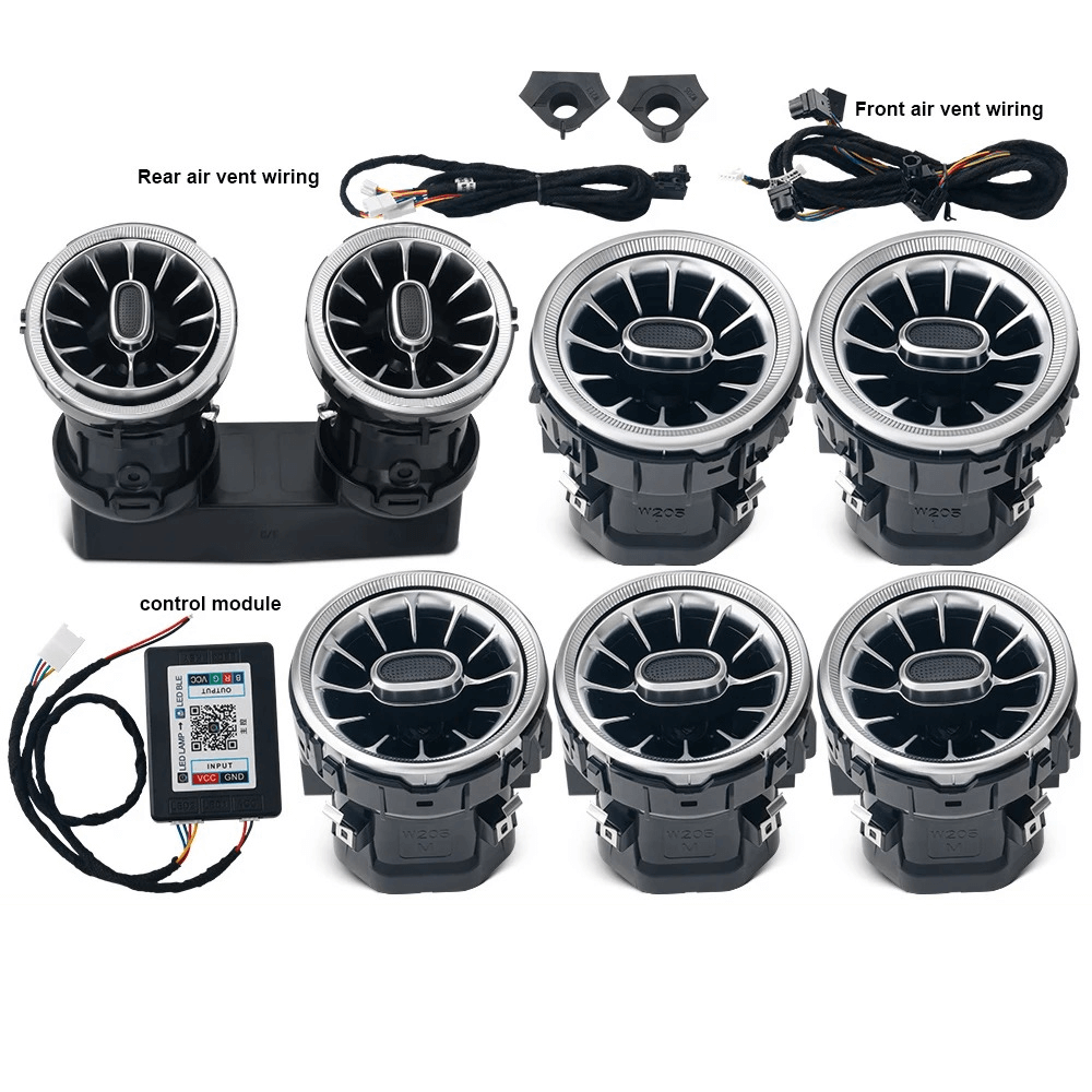 Ambient belysning til luftdyser – Mercedes A/CLA/C/E/GLC 15-25 – Bilmedie.dk