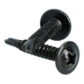 Carpoint selvborende skruer, sorte, Ø 4 mm, 25 mm, 100 stk.