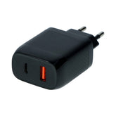 Carpoint hurtigoplader med to porte (væg) – 20 W USB-C + 18 W USB-A 3.0