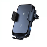 Trådløs Biloplader & Mobilholder 15W – Automatisk Klemme & 360° Rotation
