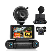 3" 2K Dashcam med 4 Kameraer – IPS Skærm, G-Sensor & DVR Optager