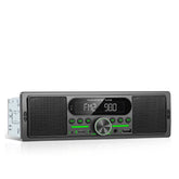 1 DIN Bilradio med Indbygget Højttaler, Bluetooth, FM/AM & MP3 Afspiller