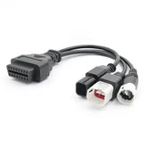 Motorcykel Diagnosekabel 3-Pin, 4-Pin & 6-Pin