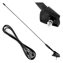 AM/FM-bilantenne på 41 cm med 5 mm adapter