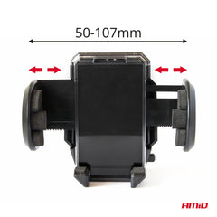 Telefonholder HOLD-03 med monteringsbeslag til glas