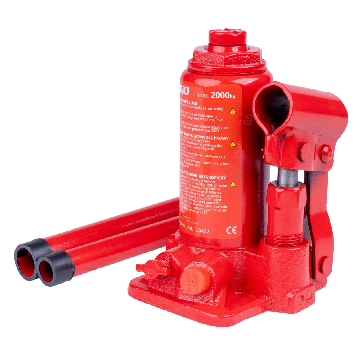 Hydraulisk flaskejack 2 ton