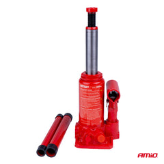 Hydraulisk flaskejack set fra siden