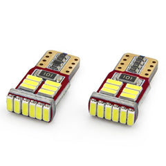 LED-pærer W5W T10 med mål på 23 x 12 mm