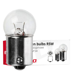 R5W halogenpærer med BA15s-sokkel, 12 V og 5 W