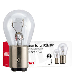 Halogenpærer P21/5W BAY15D 12 V og 21/5 W