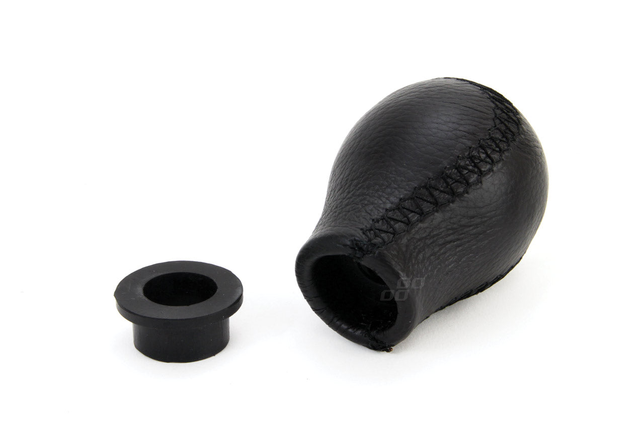 Gearknop standard sort garn fra en anden vinkel
