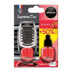 Aroma Car Supreme Duo Strawberry bilduft med jordbærduft