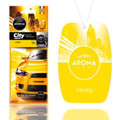 Aroma Car City Card bilduft med vaniljeduft