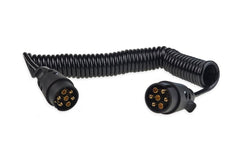 7-polet spiralkabel med plaststik til trailer
