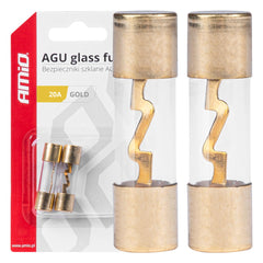 AGU-glassikringer på 20 A, 38 x 10,3 mm