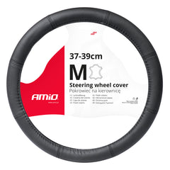 Ratbetræk Leather Series til rat på 37-39 cm