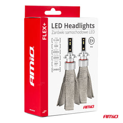 LED-pærer H8 H9 H11 H16 i sæt med to stk.