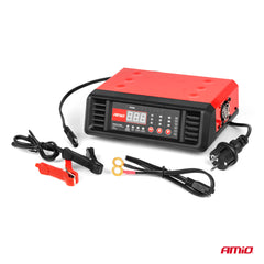 Batterilader til bil- og motorcykelbatterier