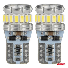 LED-pære T10 W5W med 16SMD 3014 og 2SMD 3030