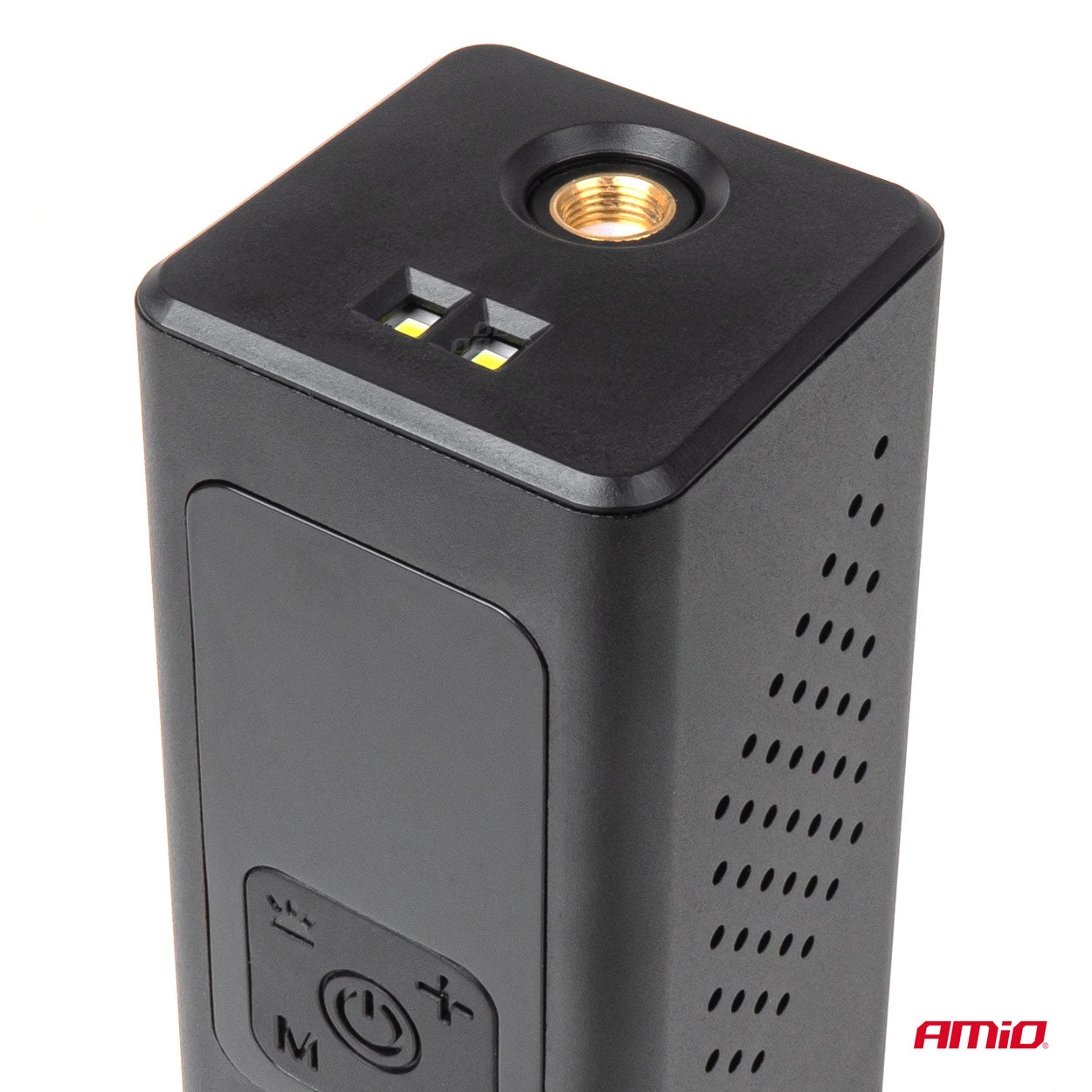 Kompakt 12V dækkompressor med LED-display
