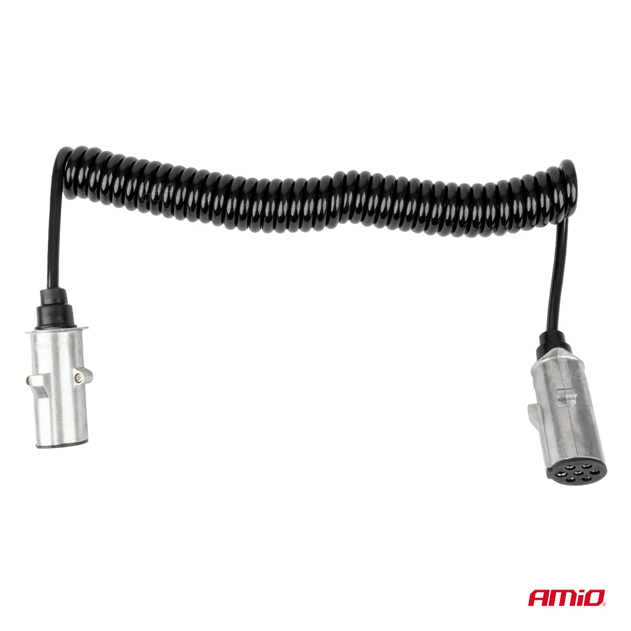 Trailer-spiralkabel med 7 PIN type N-stik