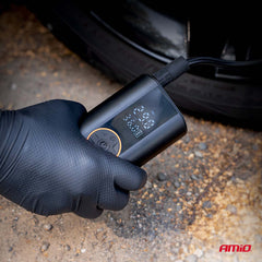 Batteridrevet luftkompressor med 40 W effekt