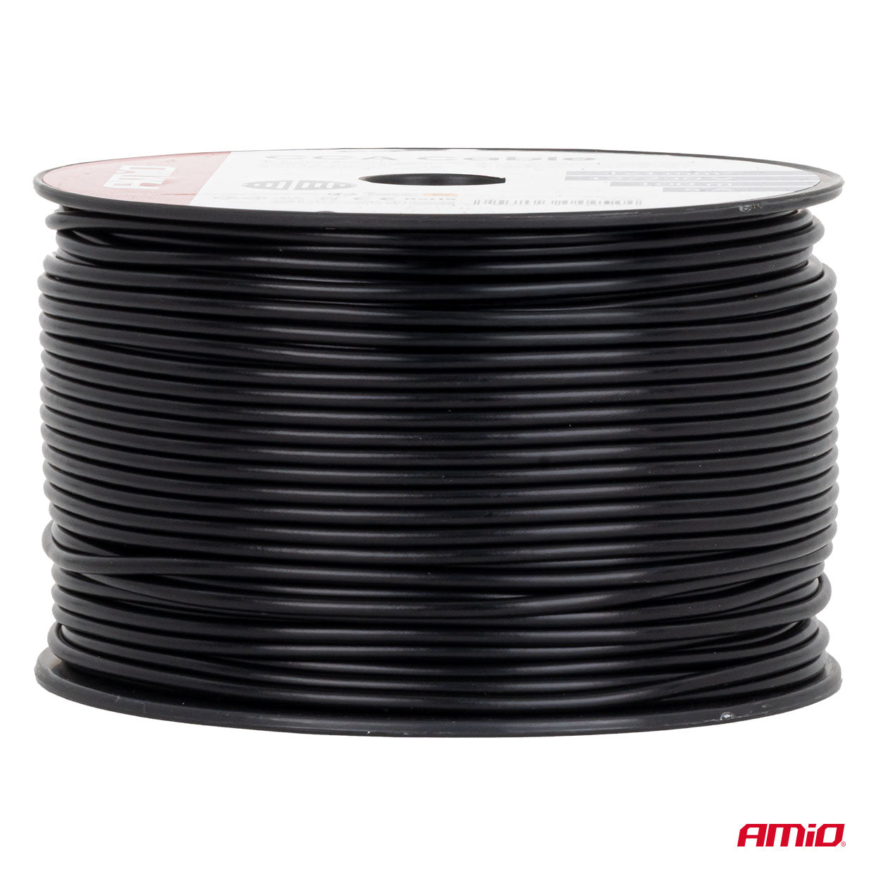 Enkeltleder CCA-kabel med sort isolering