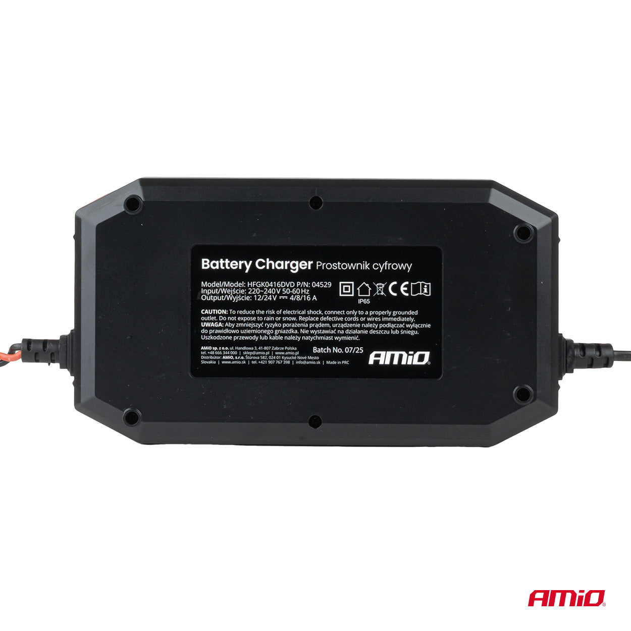 12/24 V digital batterilader med boost