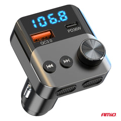FM-transmitter med USB-C til bil