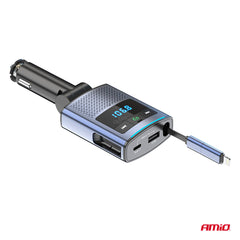 FM-sender med Bluetooth og USB-tilslutning