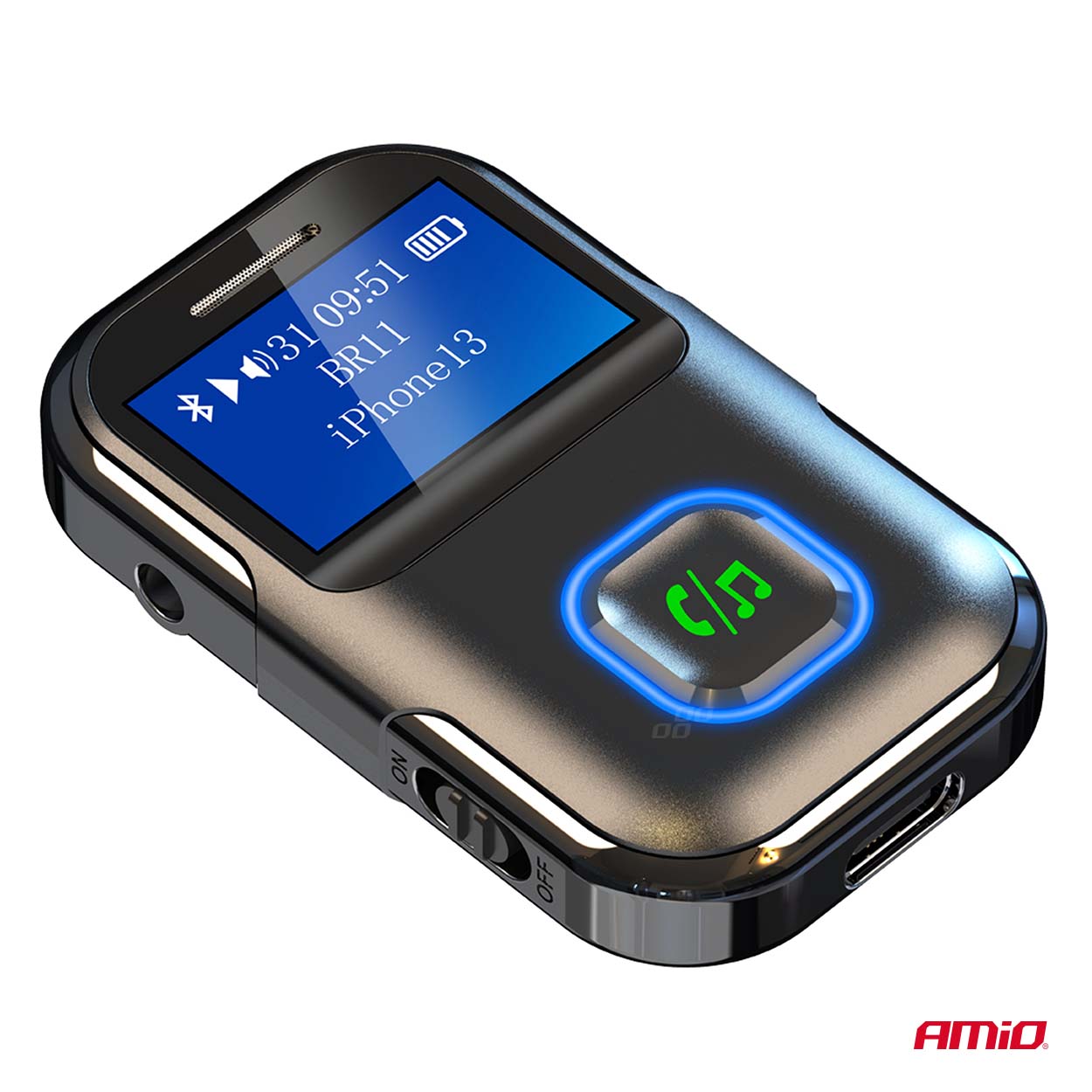 Bluetooth-adapter med genopladeligt batteri
