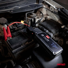 Jump starter til 12 V med LCD-display