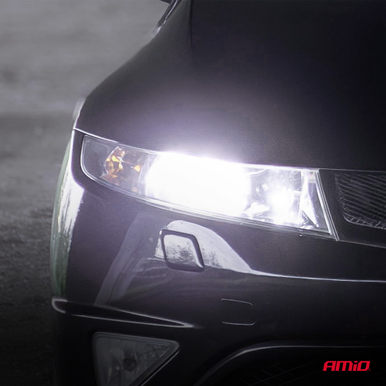 LED-forlygtepære H3 F25 PRO BLACK detalje