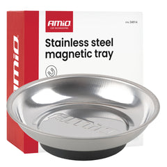 Magnetisk bakke i rustfrit stål med 110 mm diameter