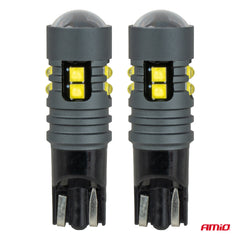 T10 LED-pære med 10 hvide SMD-LED'er