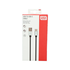 Carpoint USB-A til USB-C-kabel, 2 meter
